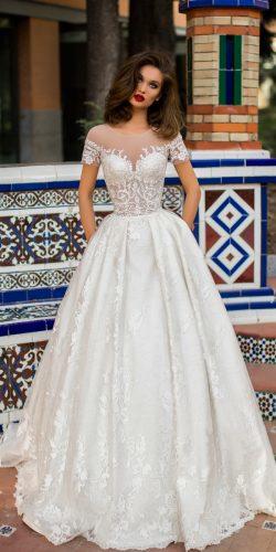 a line lace illusion sweetheart neckline with short sleeves victoria soprano 2018 wedding dresses style vivian