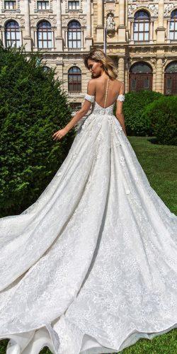 crystal design 2018 wedding dresses a line lace illusion backless with detached sleeves style graicen
