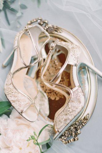 wedding shoes trends lace gold strappy high heels bella belle 2018 tess