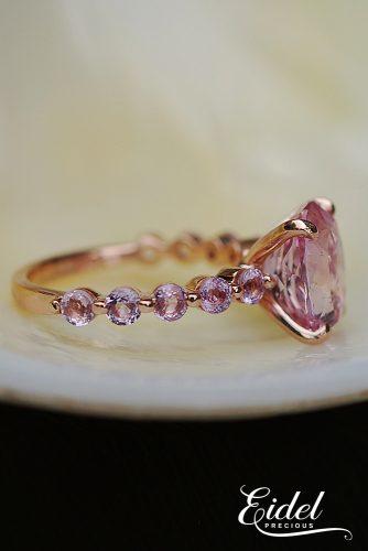 Eidel Precious engagement rings rose gold unique round cut