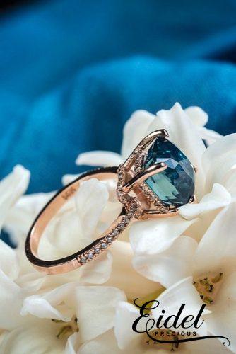 eidel precious engagement rings unique blue sapphires engaement ring