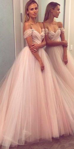 hayley paige wedding dresses blush off the shoulder ball gown sweetheart neck