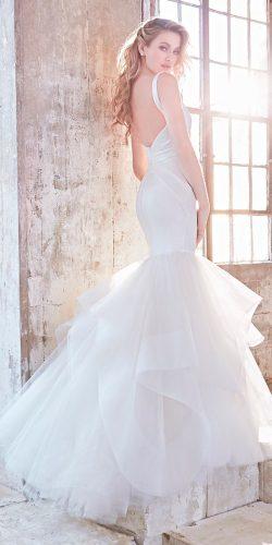 hayley paige wedding dresses mermaid low back simple with straps flattering