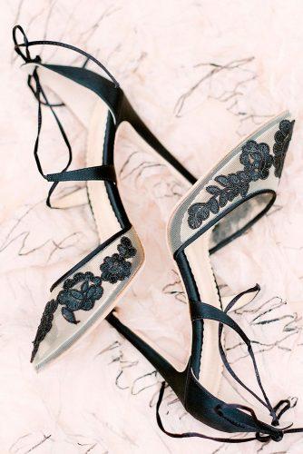 illusion cross ankle straps high heels wedding shoes trends bella belle anita black