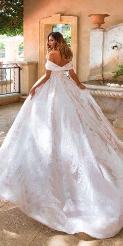 milla nova simple ball gown trendy wedding dresses 2018 roze