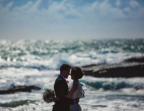 best places to elope ocean beautiful couple