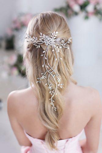bridal hair accessories crystal brydal hair vine top gracia