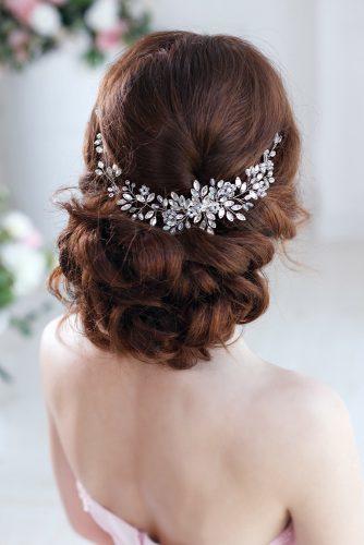bridal hair accessories crystal wedding hair vine top gracia
