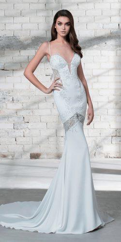 pnina tornai wedding dresses 2019 vintage lace sweetheart neck with straps