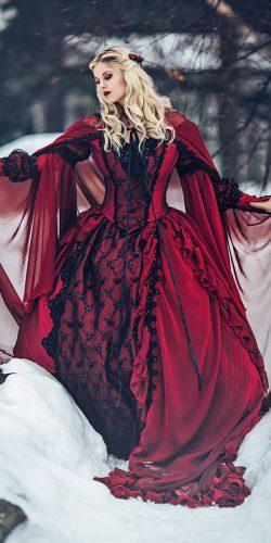 gothic medieval wedding dresses