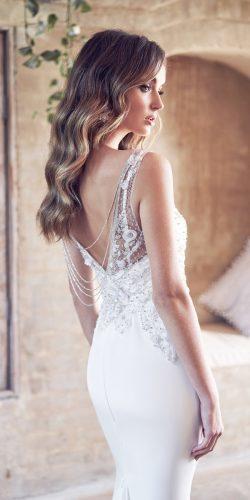 anna campbell 2019 wedding dresses embroidered backless vintage with straps sleeveless crepe de chine paige