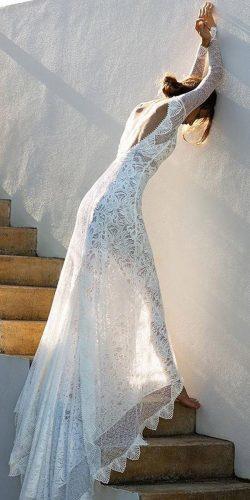 grace loves lace wedding dresses bohemian lace a line low back long sleeve