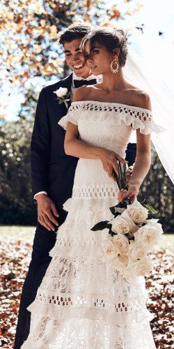 grace loves lace wedding dresses off the shoulder lace straight romantic coco