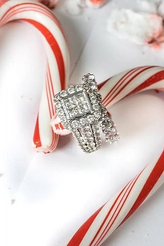 kay jewelers engagement rings princess cut white gold halo
