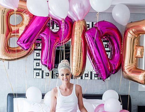 bridal shower alternatives happy future bride in balloons