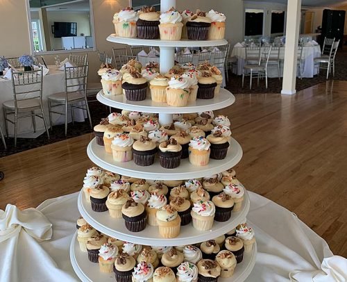 wedding cake alternatives cupcake tower
