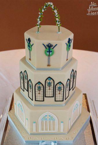 wedding cake shapes church wedding cake cakesbynomoretiers