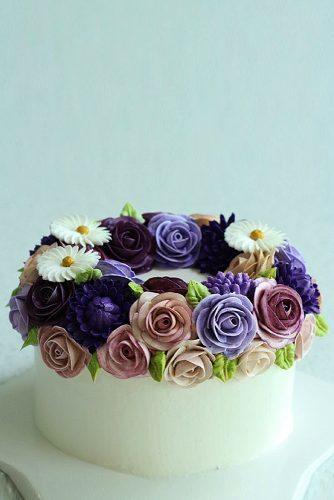 wedding cake shapes flowers oval