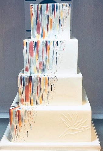 wedding cake shapes square wedding cake bluethistlecakes