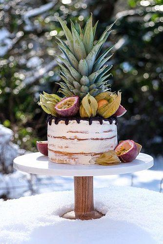 wedding cake shapes tropical cake