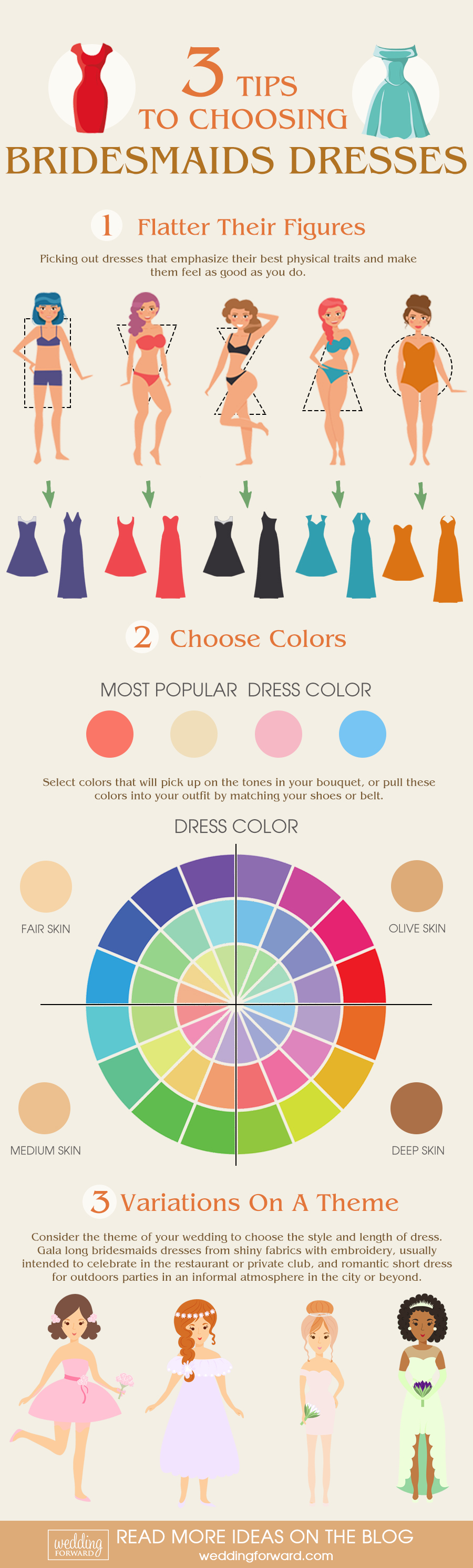 Tips for choosing bridesmaids dresses