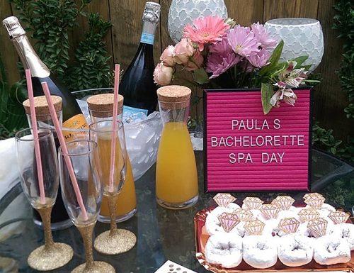 home party with champagne bachelorette party ideas bride hates