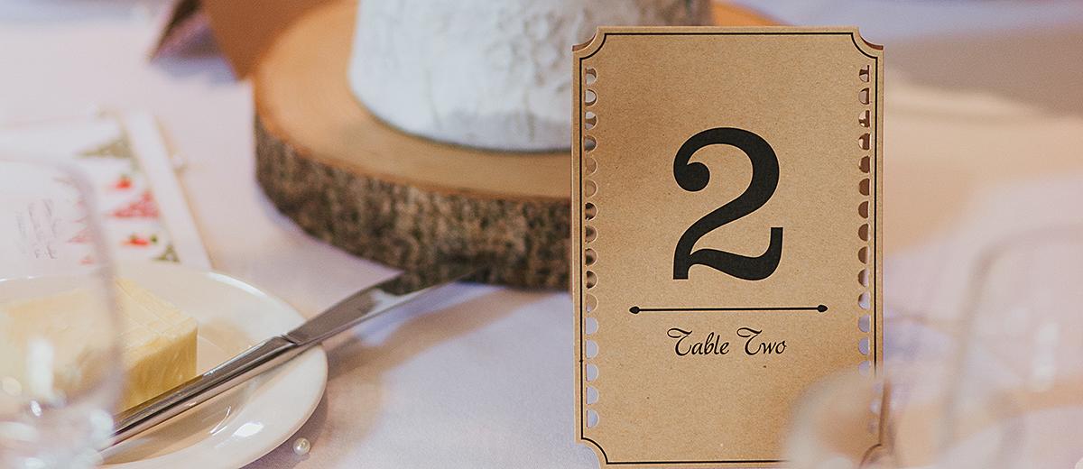 Wedding Seating Chart Cards