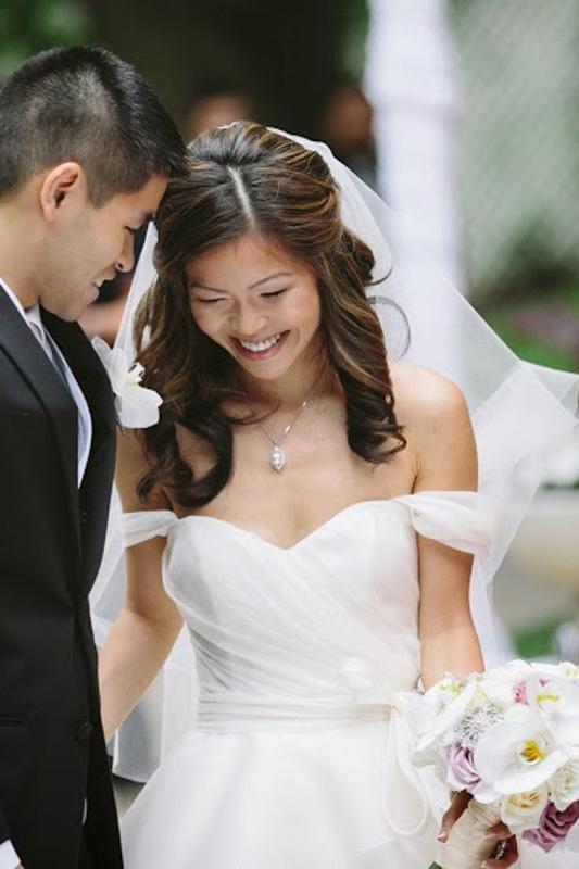 Groom and bride before ceremony