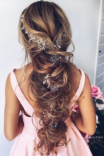 long hair wedding styles