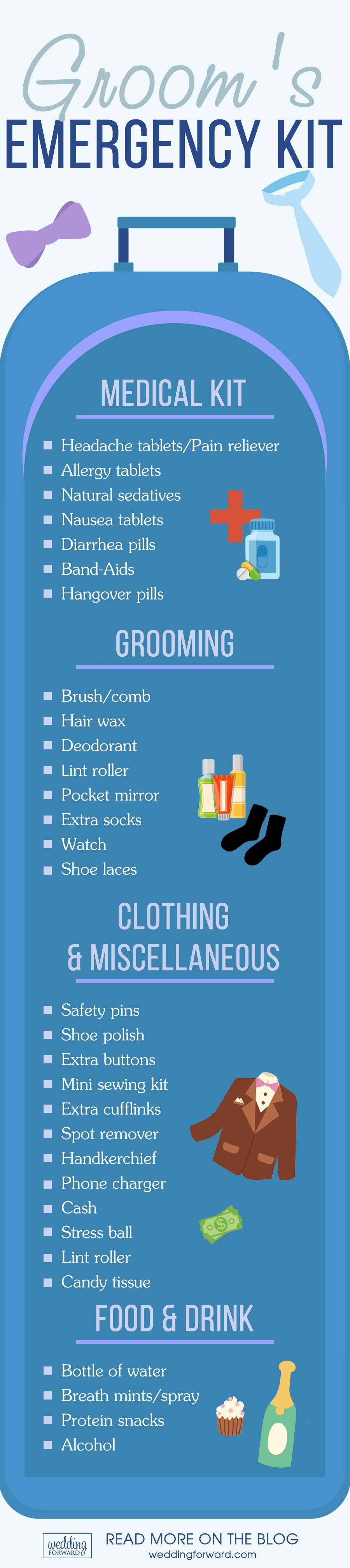 grooms emergency kit