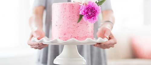 how to make a wedding cake girl with a pink wedding cake