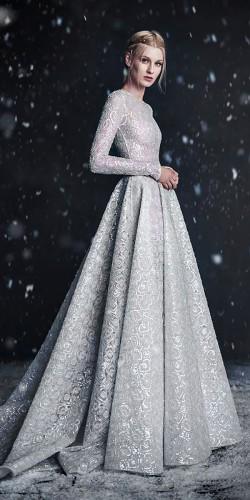 24 Winter  Wedding  Dresses  Outfits Page 8 of 9 