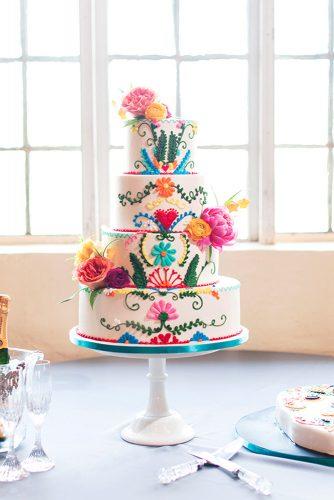 mexican themed wedding cakes 1