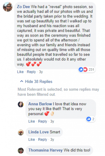real brides reviews photo tips