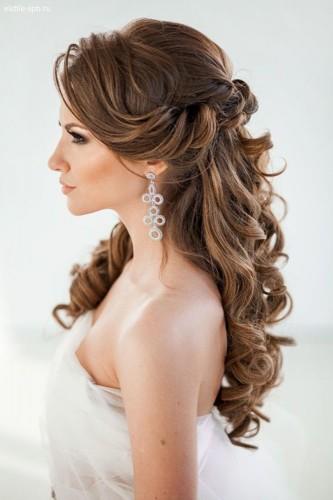 wedding hairstyles for long hair down