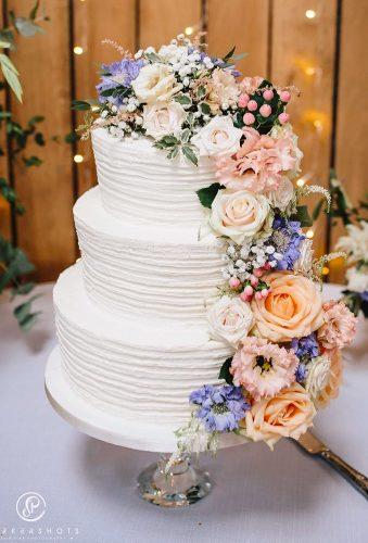 rustic wedding cakes photos buttercream with flower casacade palmandivy