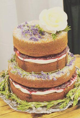 rustic wedding cakes photos naked lavender cake lovekupcakes