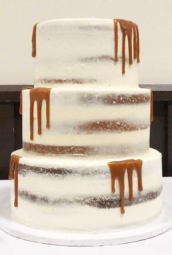 rustic wedding cakes photos simple drip cake septemberscakes