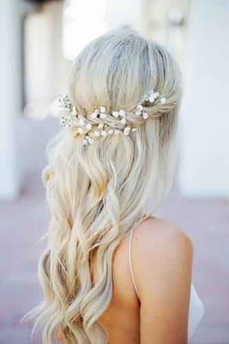 45 Half Up Half Down Wedding Hairstyles Ideas Wedding Forward