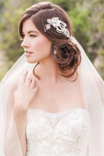 42 Dreamy Wedding Hairstyles With Veil Wedding Forward
