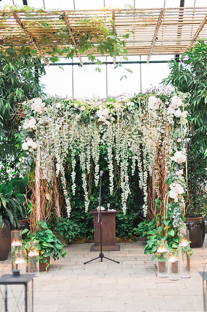 beautiful wedding arch decoration ideas with flowers