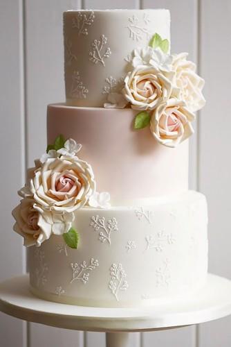 simple elegant bridal cakes 1