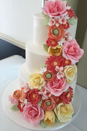simple romantic wedding cakes 1