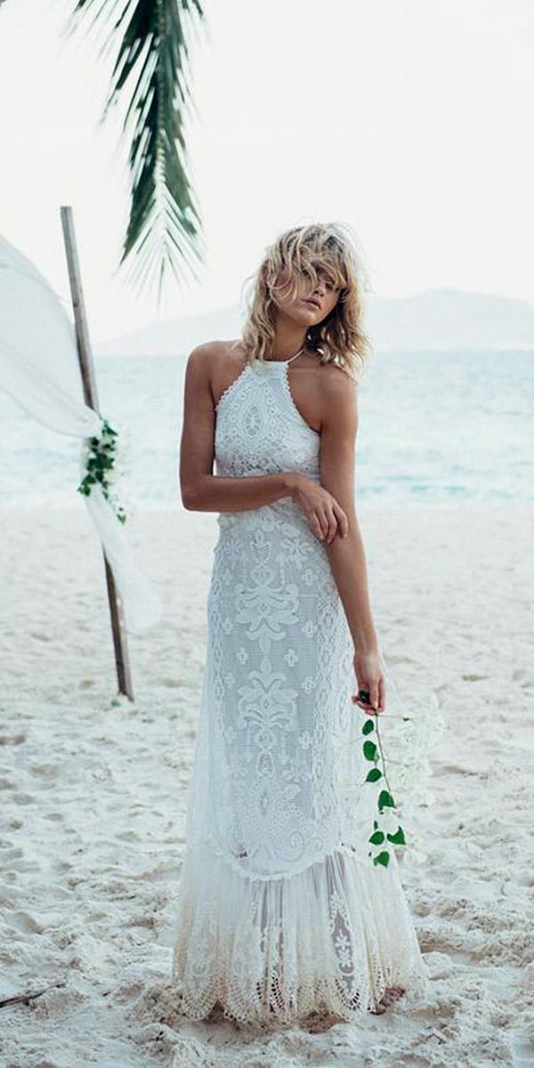 seaside wedding dress