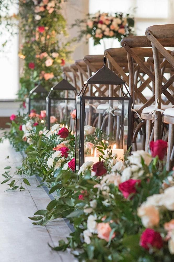 wedding-aisle-decoration-ideas-flower-lantern-decor-rachelaclingen