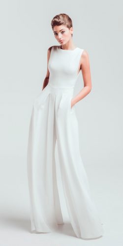 silk wedding jumpsuit