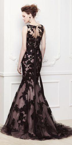 black dress styles for wedding