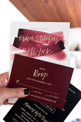 gorgeous rustic ideas for wedding invitations 4