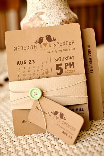 gorgeous rustic ideas for wedding invitations 3