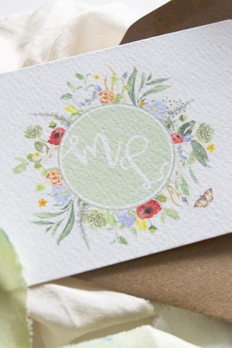 wedding monogram monogram watercolor wonderland invites & design via instagram